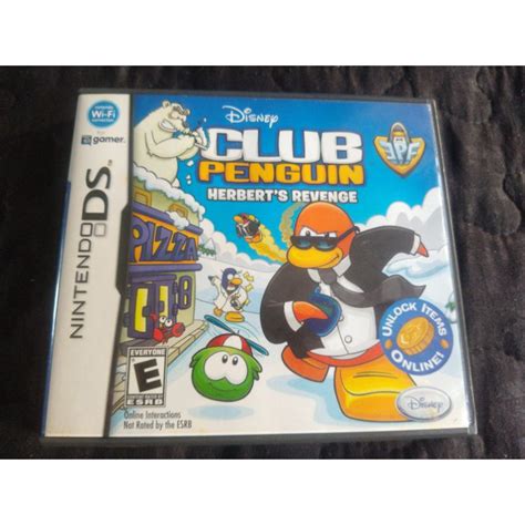 Jogo Original Disney Club Penguin Herberts Revenge Nintendo Ds Shopee