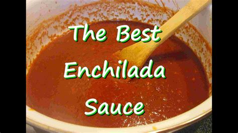 The Best Homemade Mexican Enchilada Sauce ~ Easy Enchilada Sauce Recipe