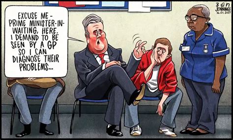 Political Cartoon On Twitter Ben Jennings On Keir Starmer’s Hopes Of Cutting Nhs Waiting Times