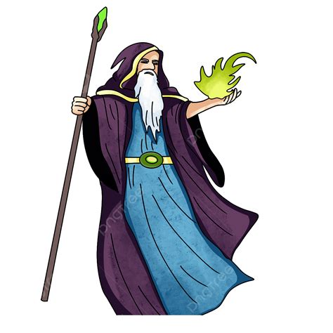 Wizard Magic Clipart Png Images Wizard Cartoon Magic Flame Wizard