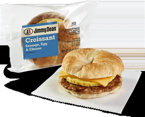 Jimmy Dean Sausage Egg And Cheese Croissant Sandwich