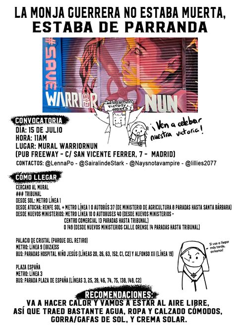 Warriornun On Twitter Ten Is Gana D Quedada En Madrid Os