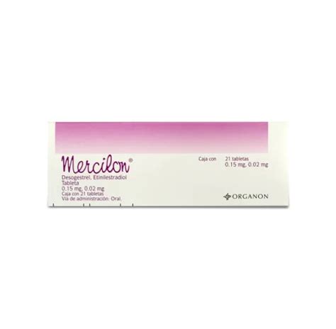 Mercilon 0 15 0 02 Mg Con 21 Tabletas Compra En Prixz