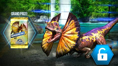 Top Unlocked Dilophosaurus Gen Jurassic World The Game Youtube