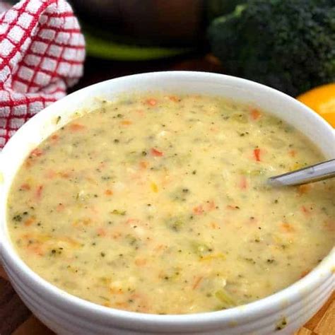 Easy Vegetable Chowder {creamy And Cheesy} Princess Pinky Girl