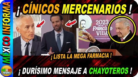 CÍNICOS MERCENARIOS AMLO NO SE GUARDÓ NADA EN LE ÚLTIMA MAÑANERA DEL