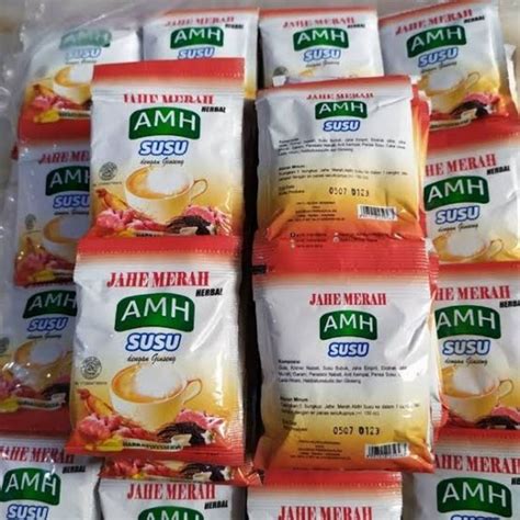 Jual Jahe Amh Susu Jahe Amanah Mix Sacet Shopee Indonesia