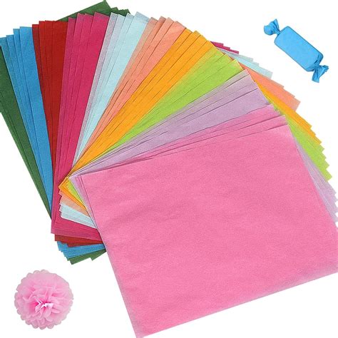 100 Feuilles Papier de Soie, 21x30cm Papier D'emballage, Papier de Soie