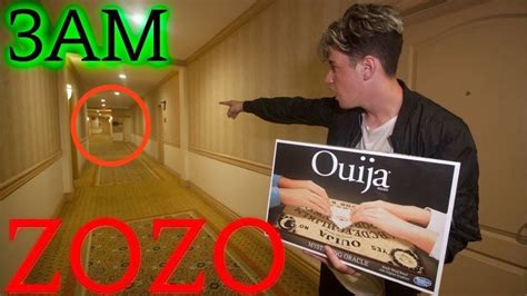 TERRIFYING OUIJA BOARD CONTACTING ZOZO AT HAUNTED HOTEL DEMON TRIES