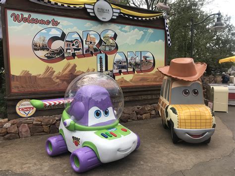 Car Buzz And Car Woody Our Celebrating Pixar Fest Rdisneyland