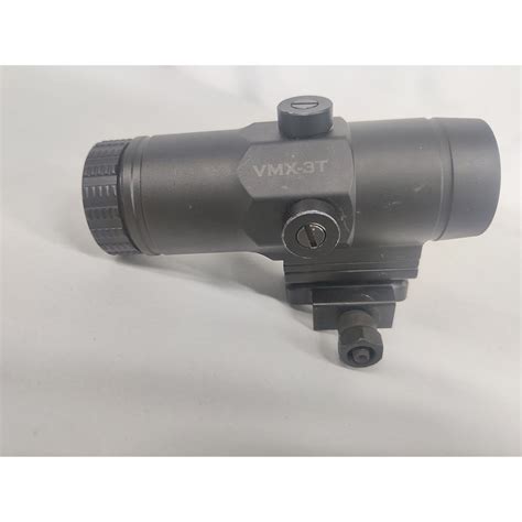 Used Vortex Vmx 3t 3x Red Dot Sight Magnifier With Built In Flip Mount Click Click Boom