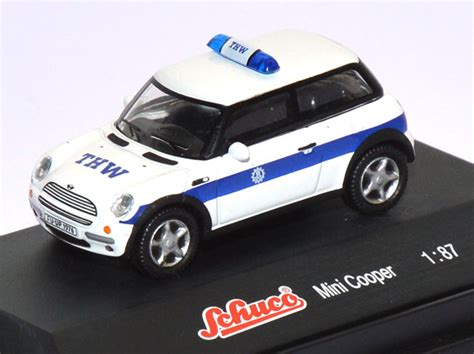 1zu87 eu Shop für gebrauchte Modellautos Mini Cooper THW weiß