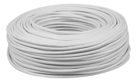 Rollo M Cable Utp Cat E Cca Blanco Para Interior Saxxon Mercadolibre