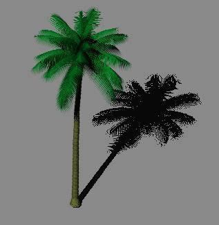 Coconut Palm Tree 3D DWG Model For AutoCAD Designs CAD