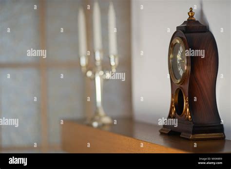 Clock On The Mantelpiece Hi Res Stock Photography And Images Alamy