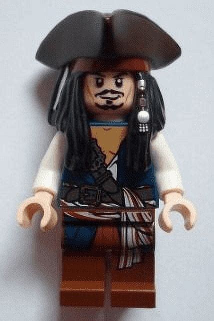 Lego Pirates Of The Caribbean Captain Jack Sparrow With Tricorne And