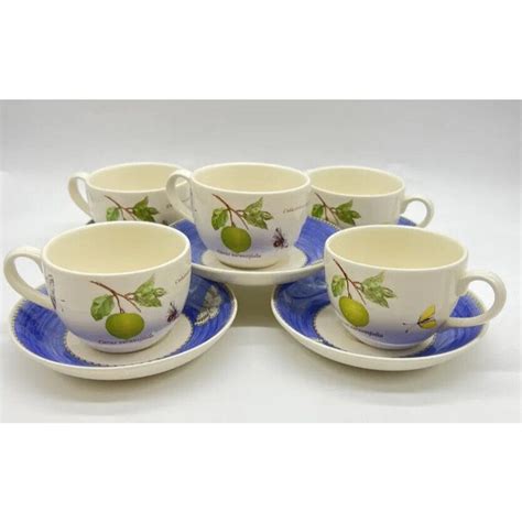 Wedgwood Sarah S Garden Tea Cups Saucers Sets Etsy