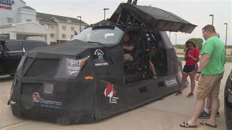 A Car With Modified Armor That Is Used By Storm Chasers To Intercept Tornadoes R