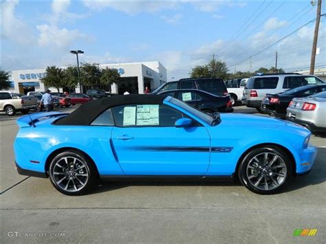 2012 Grabber Blue Ford Mustang Cs California Special Convertible