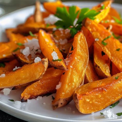 Fries Or French Fries With Tomato Sauce Sweet Potato Finger Chips