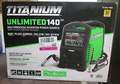 Titanium Unlimited Multi Process Inverter Power Source Welder Ti