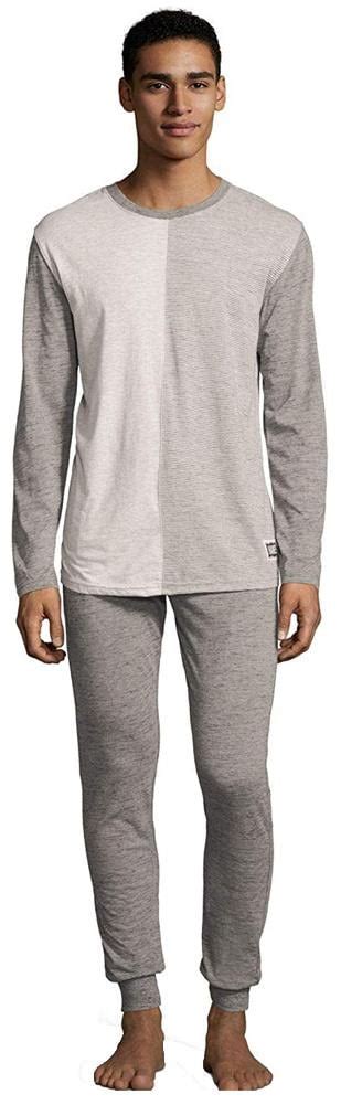 Hanes Hanes Mens Big Mens Jersey Knit Jogger Split Front Top Pajama