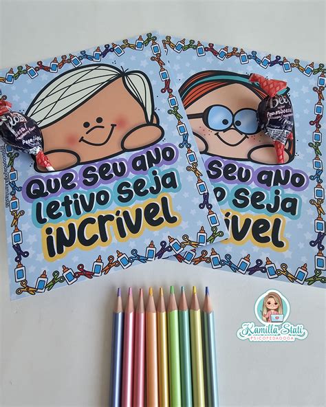 Cart Ezinhos Volta S Aulas Psicopedagoga Kamilla Stati