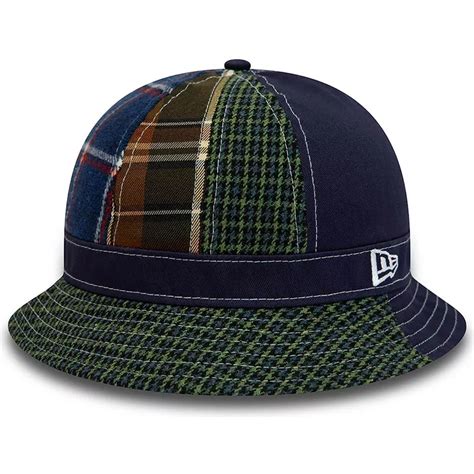 New Era Patch Panel Explorer Navy Blue Bucket Hat Caphunters De