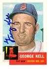 George Kell Autographed Topps Archive Baseball Card Boston Red Sox