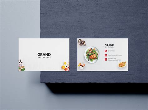 Restaurant Business Card Design 2020 by Md Rahmat Ali on Dribbble