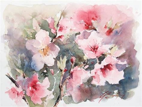 Impressioni Artistiche Giuliano Boscaini Floral Watercolor