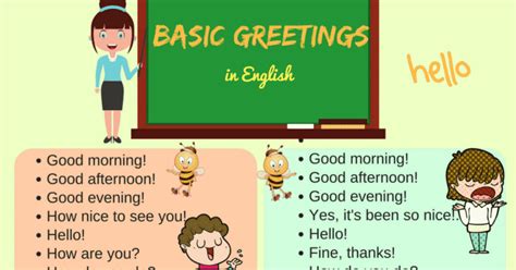 Useful English Greetings And Expressions For English Learners Eslbuzz