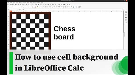 How To Use Cell Background In LibreOffice Calc YouTube