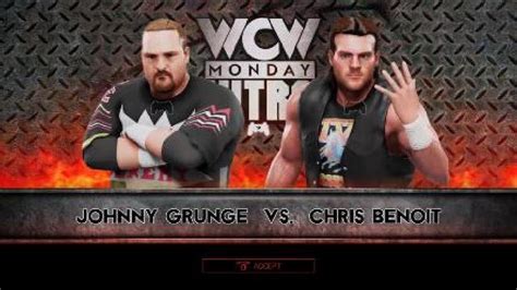 WCW2K19 January Week 3 WCW Nitro Match 2 Johnny Grunge Vs Chris Benoit