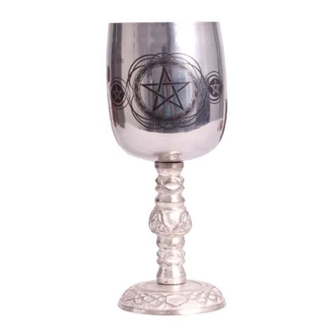 Calice Pentagramme Sorcellerie Magie Wicca Jaune Adulte Mixte