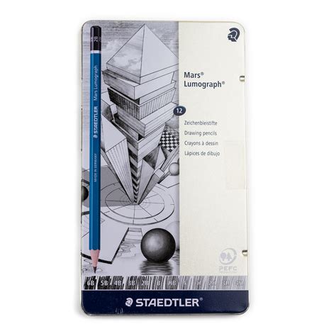 Staedtler Mars Lumograph 100 G12 twelve pencils set – Scribe Market