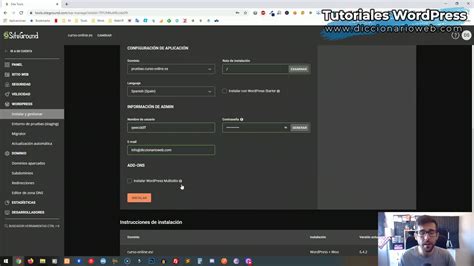 C Mo Instalar Wordpress En Un Subdominio Diccionario Web