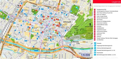 Stadtplan Freiburg im Breisgau mit sehenswürdigkeiten