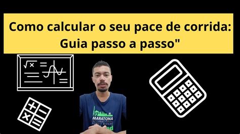 Como Calcular O Seu Pace De Corrida Guia Passo A Passo YouTube