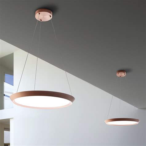 Grok Saturn Dimmable Led Pendant Light In Copper