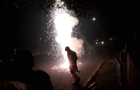 Diwali Festival Fireworks Cause ‘worst Ever Air Pollution In Some