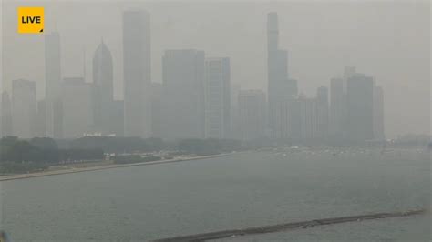 LIVE Look Around Chicago Area As Air Quality At Unhealthy Levels Due To