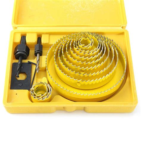 Pcs Mm Mm Hole Saw Cutter Set Woodworking Drill Bit Hole Saw