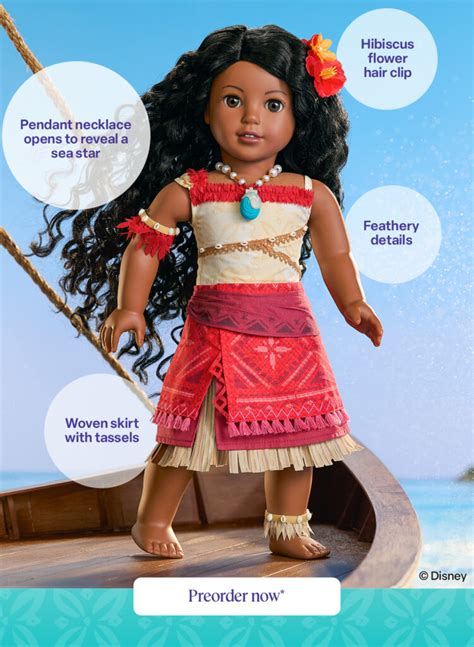 Disney Moana Doll By American Girl® Preorder Now The Disney Driven Life