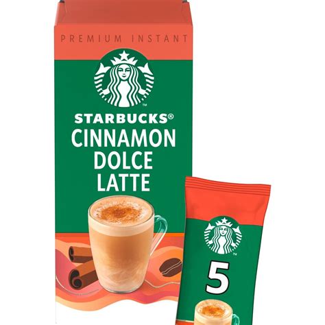 Starbucks Premium Instant Cinnamon Dolce Latte Coffee Sachets 5x235g Tesco Groceries