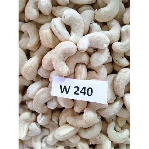 Raw W240 Cashew Nuts Packaging Type Tin Packaging Size 10 Kg At Rs