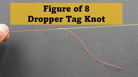 How To Tie A Dropper Tag With The Figure Of Knot Youtube