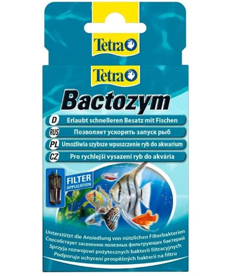 Tetra Bactozym средство для биологического запуска аквариума 10 капсул ...