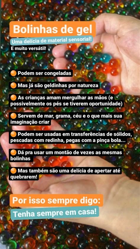 Bolinhas De Gel Que Crescem Na Gua Para Atividades Sensoriais Baseadas