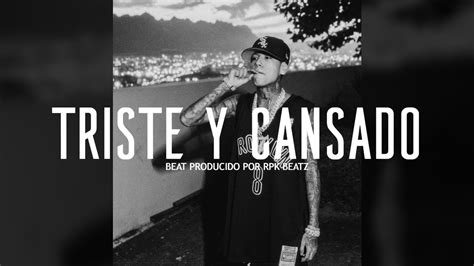 TRISTE Y CANSADO Base De Rap Con Guitarra Hip Hop Instrumental Uso